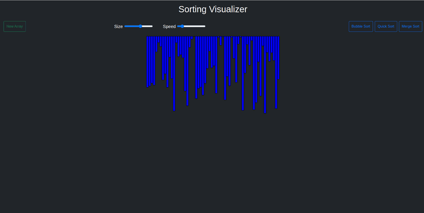 Sorting algorithm visualizer